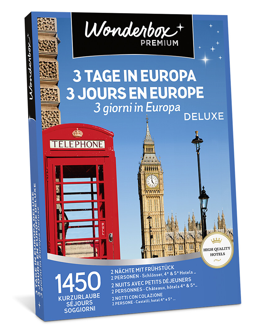 3 jours en Europe Deluxe