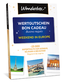 Wertgutschein Weekend in Europa