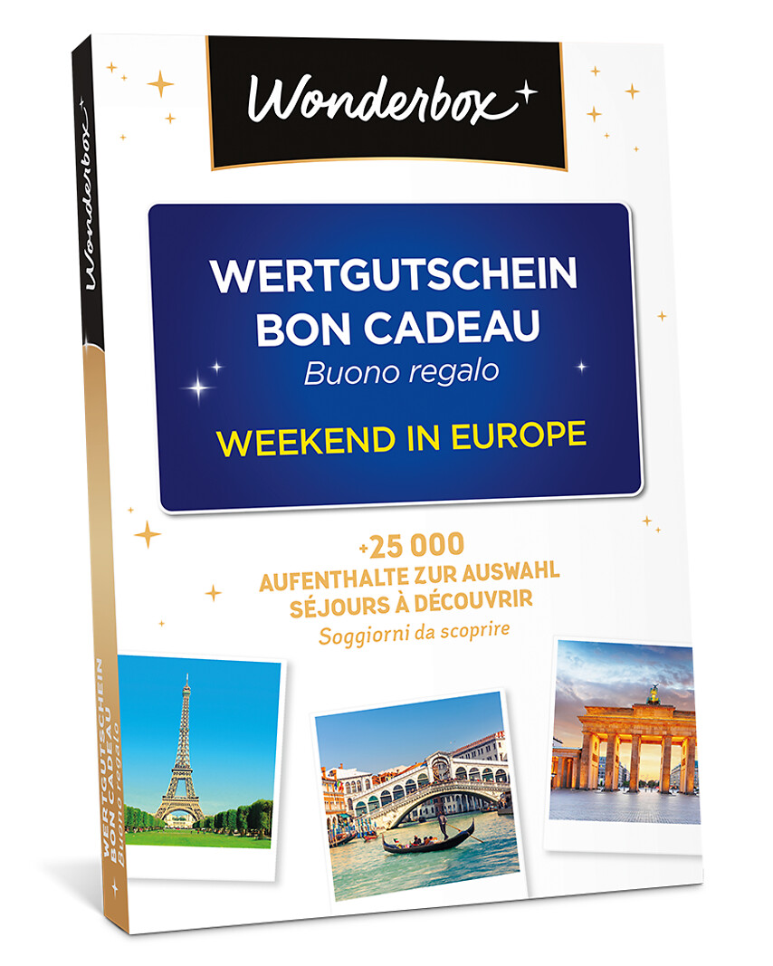 Wertgutschein Weekend in Europa